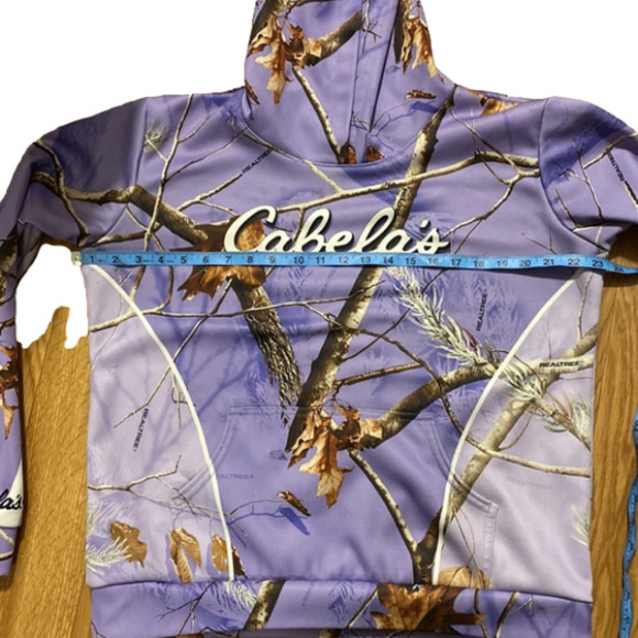 Cabela’s RealTree Women’s Purple Camo Lined  Hoodie (Size XL) - Picture 3 of 10